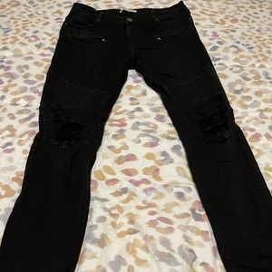 Authentic Embellish Jeans- Spencer Biker Men’s 👖36 waist 32 inseam Blk skinny